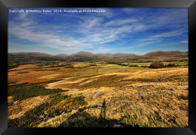 Cumbria Landscape Framed Print by Matthew Bates