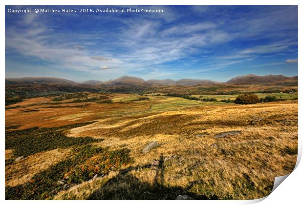 Cumbria Landscape Print by Matthew Bates