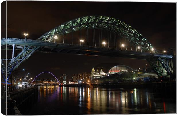Newcastle Quayside Canvas Print by Anth Short