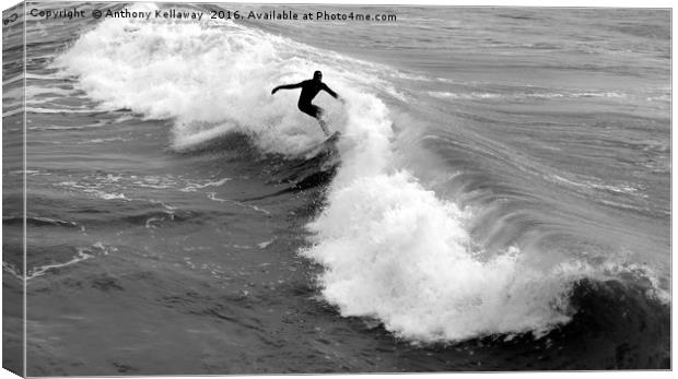                SURFS UP                 Canvas Print by Anthony Kellaway