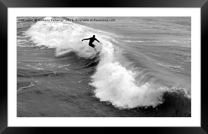                SURFS UP                 Framed Mounted Print by Anthony Kellaway