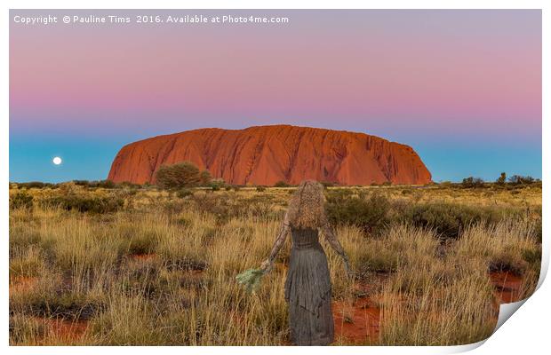 Ghost in the outback Print by Pauline Tims