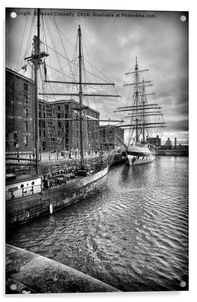 Albert Dock, Liverpool Acrylic by Jason Connolly