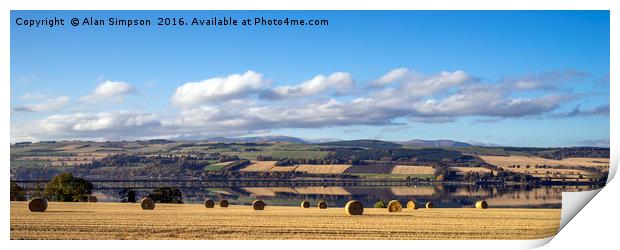 Cromarty Bridge Print by Alan Simpson