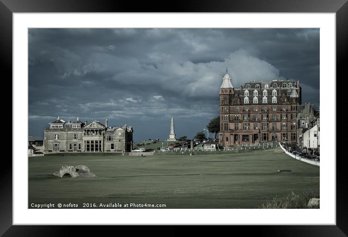The Eighteenth Hole Framed Mounted Print by nofoto 