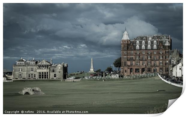 The Eighteenth Hole Print by nofoto 