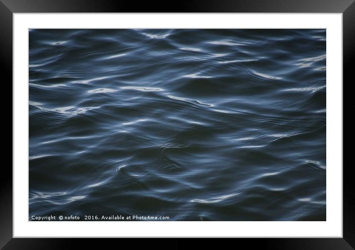 Blue is the Warmest Colour Framed Mounted Print by nofoto 