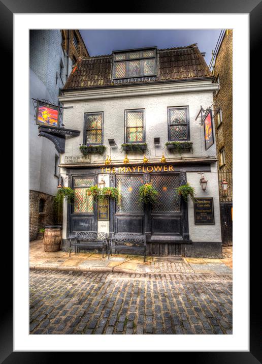The Mayflower Pub London Framed Mounted Print by David Pyatt