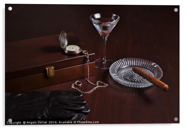 Classy gentlemen related items Acrylic by Angelo DeVal