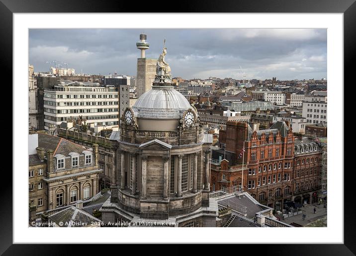  Liverpool Town Hall Framed Mounted Print by Al Disley