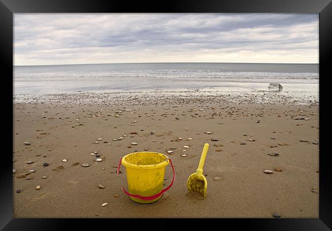 Bucket and Spade Framed Print by Anth Short