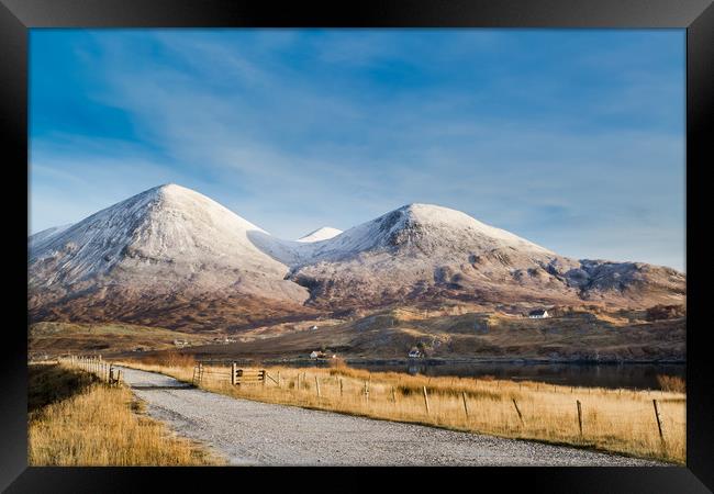 On the Road to Elgol Framed Print by Gary Finnigan