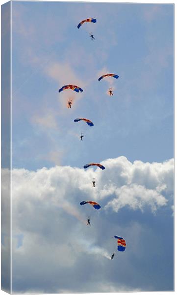 Parachute Canvas Print by Anth Short