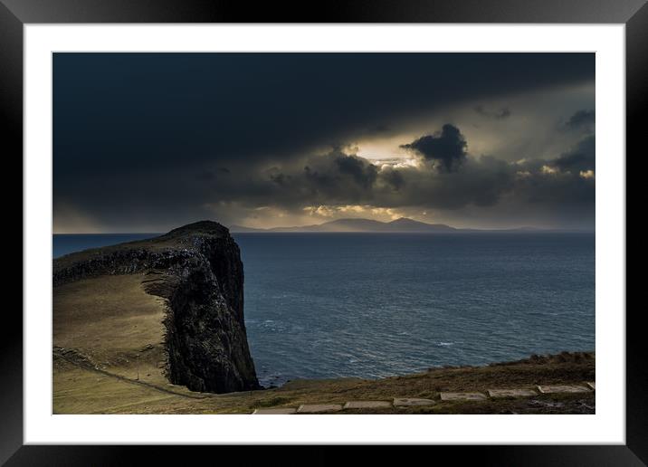Neist point Framed Mounted Print by Gary Finnigan