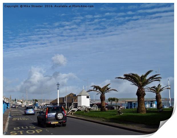 Weymouth Seafront Print by Mike Streeter