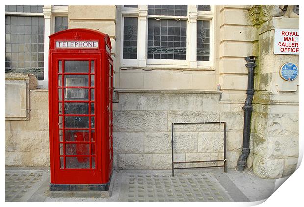 Phonebox Print by Anth Short