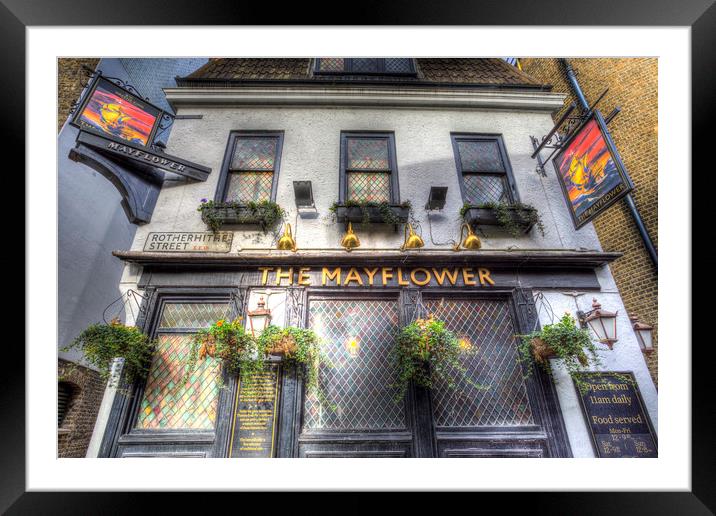The Mayflower Pub London Framed Mounted Print by David Pyatt