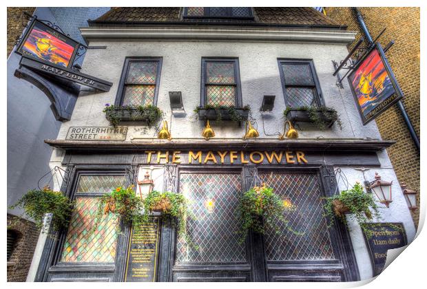 The Mayflower Pub London Print by David Pyatt