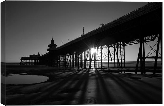 Blackpool Pier Canvas Print by Anth Short