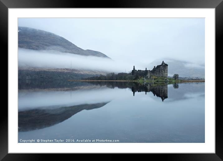 Mist at Loch Awe Framed Mounted Print by Stephen Taylor
