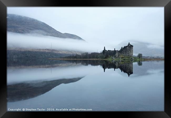Mist at Loch Awe Framed Print by Stephen Taylor