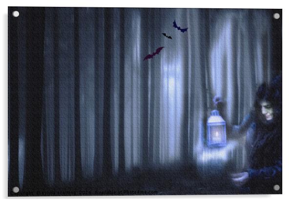 Mystery and imagination  Acrylic by sylvia scotting