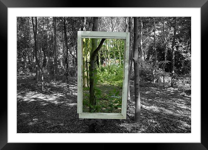 Window To Another World Framed Mounted Print by Anth Short