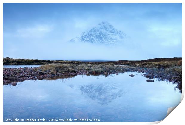 Buachaille Etive Mor Print by Stephen Taylor