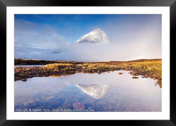 Stob Dearg Framed Mounted Print by Stephen Taylor
