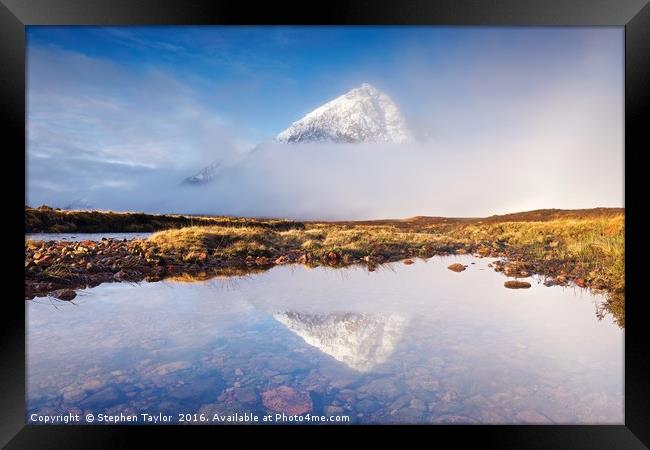 Stob Dearg Framed Print by Stephen Taylor