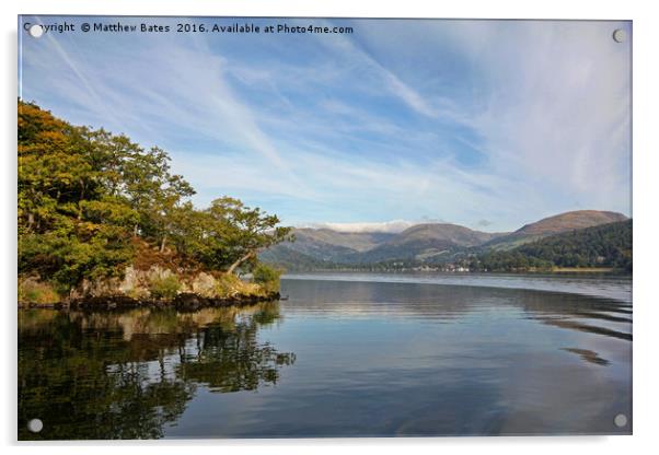 Windermere View Acrylic by Matthew Bates