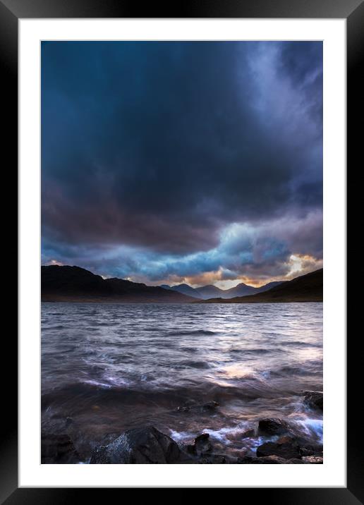 Moody Drama on Loch Arklet Framed Mounted Print by Tommy Dickson