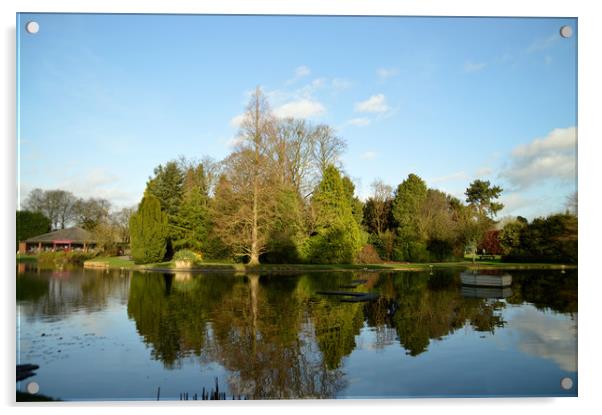 Burnby Hall Gardens Acrylic by Dave Leason