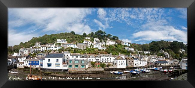 Polperro Framed Print by Peter Towle