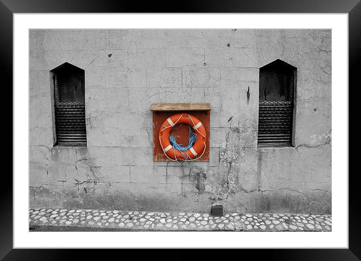 Lifesaver Framed Mounted Print by Anth Short