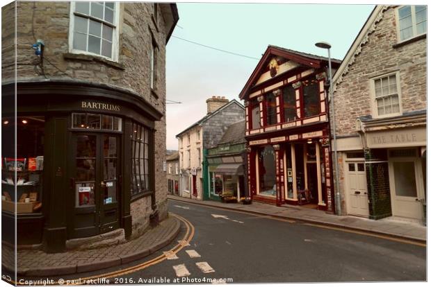 hay on wye Canvas Print by paul ratcliffe