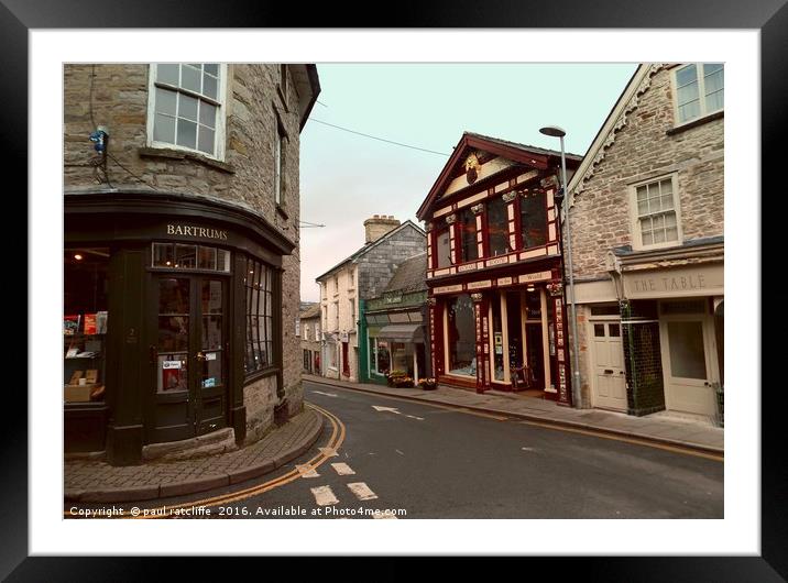 hay on wye Framed Mounted Print by paul ratcliffe