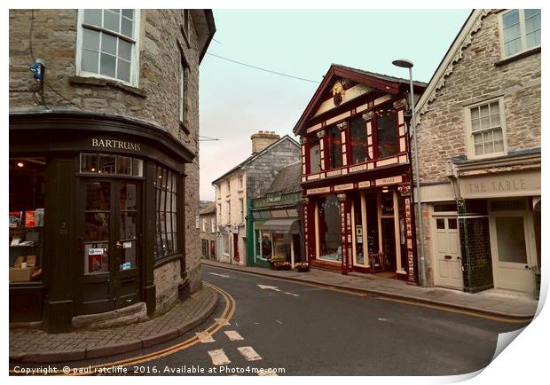 hay on wye Print by paul ratcliffe