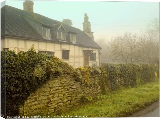 traditional english house Canvas Print by paul ratcliffe