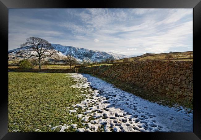 Cumbria winter Framed Print by Eddie John