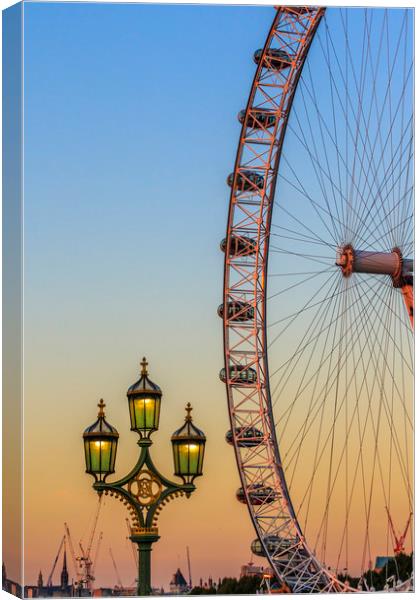 London Sunset  Canvas Print by chris smith