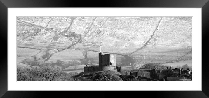 Clitheroe Castle Framed Mounted Print by Andrew Smith