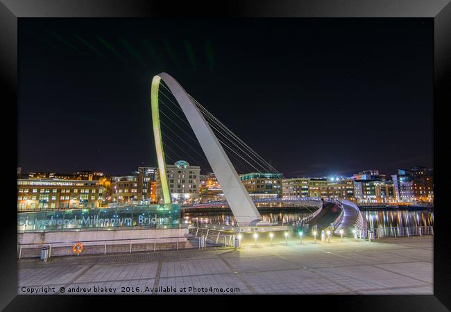 The Blinking Eye of Gateshead Framed Print by andrew blakey