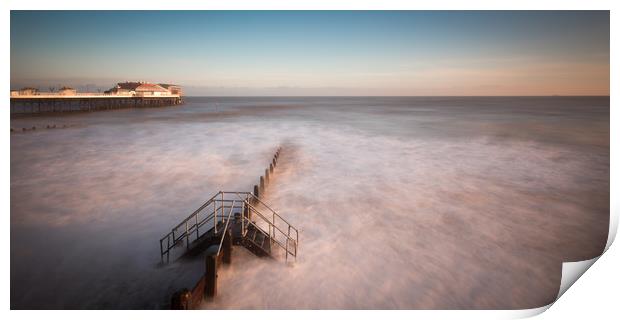 Cromer Pier Sunrise Print by Simon Wrigglesworth