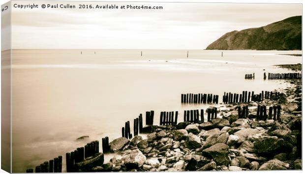 Lynmouth Sea Defences Canvas Print by Paul Cullen