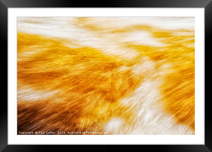 Abstract flow two Framed Mounted Print by Paul Cullen