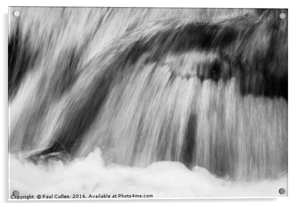 Cascade in Monochrome Acrylic by Paul Cullen