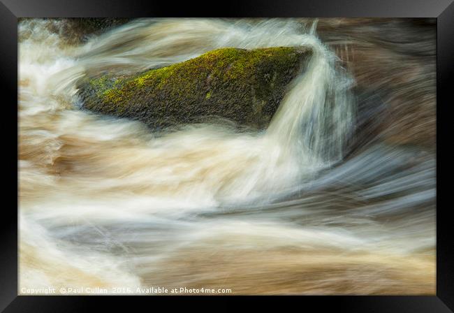 Rock in the river Framed Print by Paul Cullen