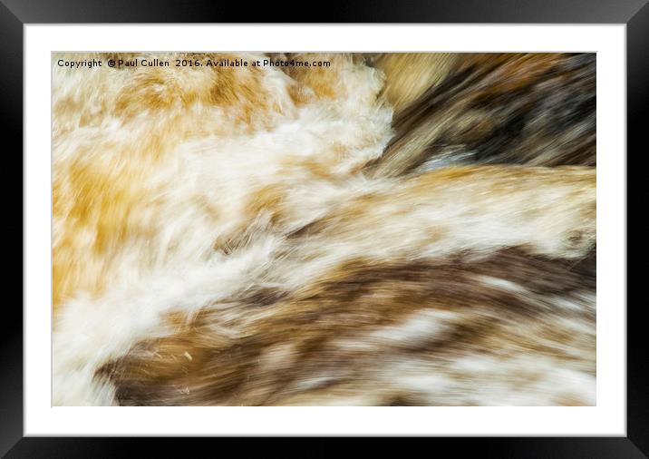 Turbulence two Framed Mounted Print by Paul Cullen