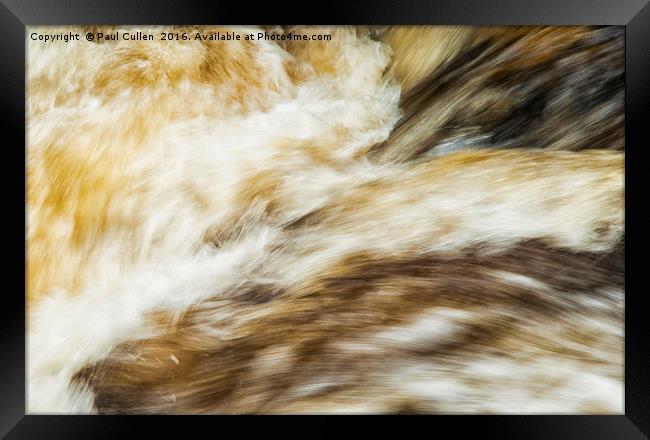 Turbulence two Framed Print by Paul Cullen